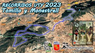 Recorridos Tomillo Trail y Monastrell  UTY 2023 [upl. by Althea]