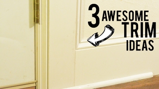 3 Awesome Baseboard Ideas [upl. by Kenzi374]