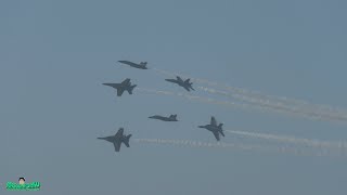 Blue Angels Full Squad Practice October 10 Thursday Sorry Shaky Panasonic HCX1500  HC2000 4K [upl. by Himelman]