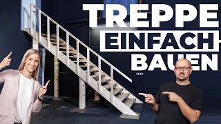 Eine Treppe einfach selber bauen  das kann jeder [upl. by Sanez]