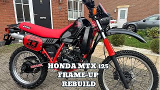 MTX 125 rebuild with audio and close ups [upl. by Carny]