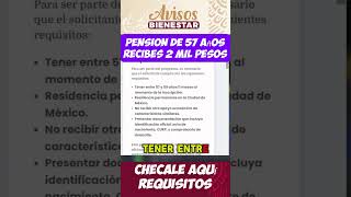 Requisitos para acceder al Ingreso Ciudadano Universal ¡PENSION DE LOS 57 A 59 AÑOS [upl. by Fagen687]