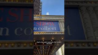 I Attended a Taping of The Late Show on Halloween PART 1 LSSC TheLateShow StephenColbert [upl. by Hax]