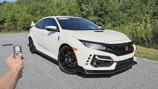 2021 Honda Civic TypeR Start Up Exhaust POV Test Drive and Review [upl. by Doownil337]