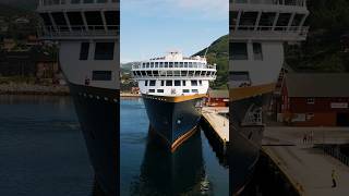 Cruise Ship in a fjord norway travel fjords [upl. by Etnuhs166]