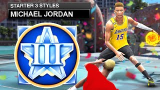 I HIT STARTER 3 amp UNLOCKED SECRET DRIBBLE MOVES in NBA 2K24 [upl. by Nnalyrehs]