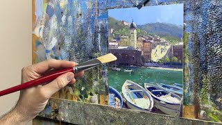 Painting the Beautiful Cinque Terre [upl. by Aihsek]