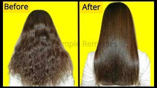 Just 1 Use amp Straighten Your Super Curly Hair Permanently  Get Silky Smooth amp Shiny Hair [upl. by Sinegra662]