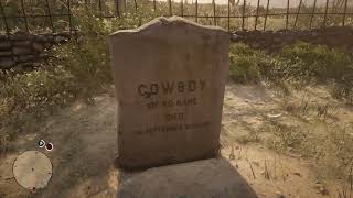 Dollars Trilogy Reference “Man With No Name” Grave At Coots Chapel  Red Dead Redemption 2 [upl. by Server]