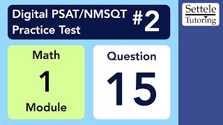 Digital PSAT 2 Math Module 1 Question 15 statistics [upl. by Adolf]