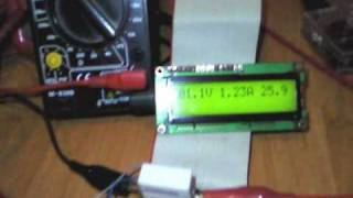 HD44780 LCD on ATTINY13 digital meter [upl. by Johiah]