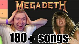 I Ranked Every Single Megadeth Song [upl. by Chandler496]