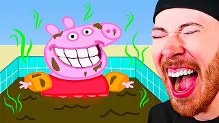 FUNNIEST Peppa Pig Animations TRY NOT TO LAUGH [upl. by Nere696]