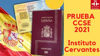 Prueba CCSE 2021  Exámen Nacionalidad Española 2021  300 preguntas y respuestas [upl. by Einamrej]