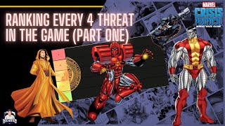 Marvel Crisis Protocol Ranking every 4 Threat in the game right now 2024 Edition Part One [upl. by Drusy155]