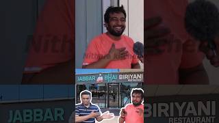 Jabbar bhai biryani restaurant opening in London shorts short dubai biryani jabbarbhai food [upl. by Kamat]