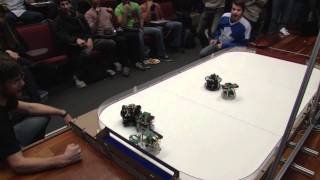 Robots Playing Hockey at Penn [upl. by Nadda889]