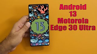 Install Android 13 on Motorola Edge 30 Ultra AOSP Rom  How to Guide [upl. by Llednol]