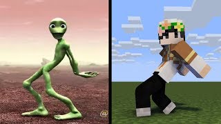 Dame tu cosita challenge in minecraft [upl. by Nueovas]