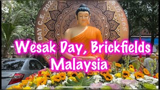 Wesak Day in Brickfields Malaysia  Buddhist Maha Vihara malaysia wesak [upl. by Amsab]