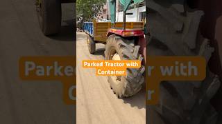 Parked Tractor with a container  Agriculture and Construction Vehicles [upl. by Wandis264]