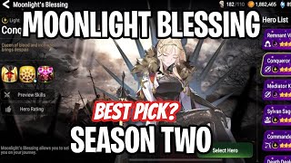 Moonlight Blessing Season 2  Who to Choose Epic Seven [upl. by Noelc]