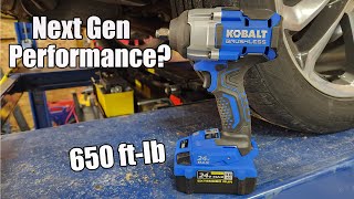 Next Generation Kobalt 24volt Brushless Mid Torque 12quot Impact Wrench Review Model KIW 4024A03 [upl. by Slotnick790]