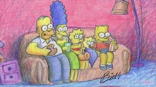 The Simpsons  S24E15  BlackEyed Please Couch Gag [upl. by Jobye242]