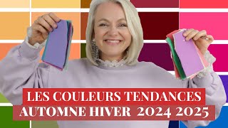 Les couleurs tendances mode automne hiver 2024 2025 [upl. by Reddy]