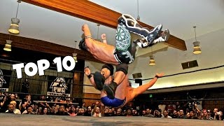 Top 10  Wrestlers With Amazing Finisher [upl. by Oirevlis]