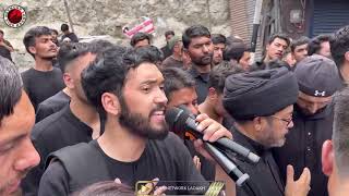 Juloos 9th Muharram Ul Haram 2023  1445 Dasta E Trespone Kargil  Noha Khan Liyaqat Ali Zaeeri [upl. by Kaliski670]