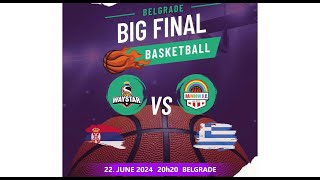 Atlasbasket  BelgradeBig Final  WAYSTAR TEAM vs RAINBOW BC 1st half [upl. by Os952]