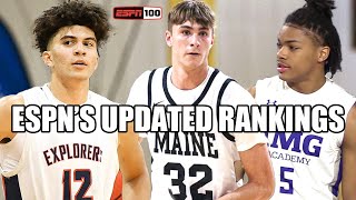 ESPNS UPDATED HIGH SCHOOL BASKETBALL RANKINGS [upl. by Odrick570]