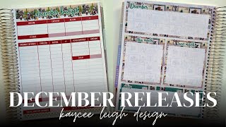 December Planner Stickers amp Budget Stickers  New Releases  Kaycee Leigh Design [upl. by December]