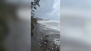 Damn dude Early king tide action caught on camera on the Oregon Coast [upl. by Asirral427]