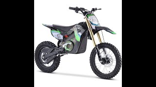 MotoTec 48v 1500w Pro Dirt Bike Unbox and Setup [upl. by Anyaj958]