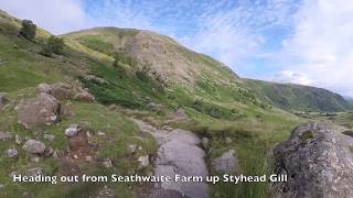 Scafell Pike via the Corridor Route  Broad Crag Great End Allen Crags [upl. by Ardnac]