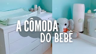 Organizando a cômoda do bebê 💙 [upl. by Andra]