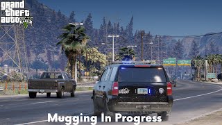 GTAV  Mugging In Progress 4k [upl. by Halehs]