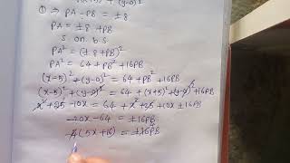 inter maths 1b locus chapter 12bit third problem [upl. by Hildick444]