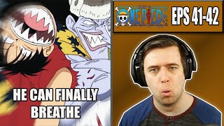 ARLONG VS LUFFY  OP Episodes 41 and 42  Rich Reaction [upl. by Timrek]