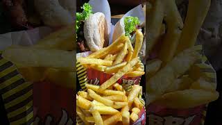 Lets Eat Fast Food Cheeseburger amp Fries cheeseburger burger food fries foodie fastfood trend [upl. by Niai]