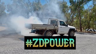 WILD ZD30  4quot Exhaust  38psi [upl. by Haile866]