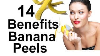 Benefits of Banana Peels  14 Banana Peel Benefits Acne etc [upl. by Aiet]