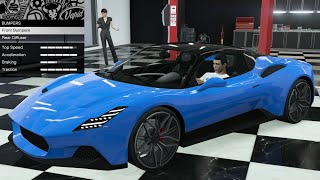 GTA 5  DLC Vehicle Customization  Lampadati Corsita Maserati MC20 [upl. by Nady816]