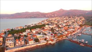 Drone aerial video of amazing place in Aegina Island GREECE [upl. by Rendrag]