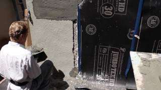 How to apply stucco [upl. by Attenauq]