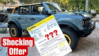 Taking My 2022 Ford Bronco Wildtrak To Carmax [upl. by Salamanca]