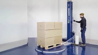 Ecoplat Plus Pallet Wrapping Machine [upl. by Akyeluz]