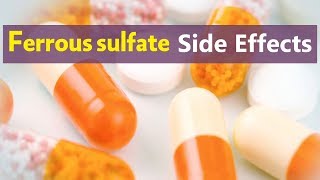 Ferrous sulfate Side Effects [upl. by Assirak]